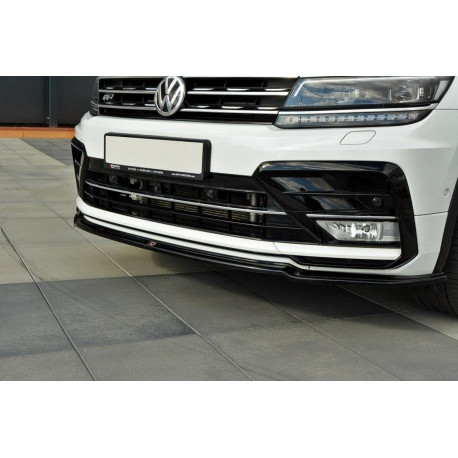 Body kit and visual accessories MAXTON DESIGN front splitter for Vw Tiguan Mk2 R-Line | races-shop.com