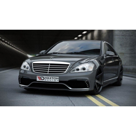 Body kit and visual accessories FRONT BUMPER MERCEDES S W221 (look W205) | races-shop.com