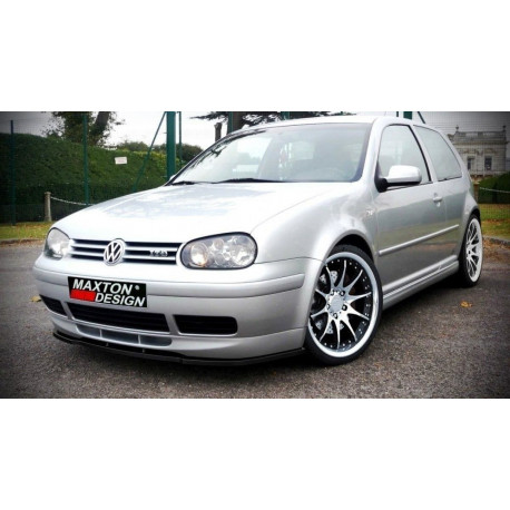 Body kit and visual accessories MAXTON DESIGN front splitter for VW GOLF IV (FOR 25TH FRONT BUMPER SPOILER) | races-shop.com