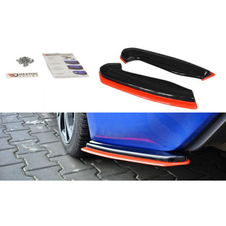 Body kit and visual accessories REAR SIDE SPLITTERS V.2 SUBARU BRZ FACELIFT | races-shop.com