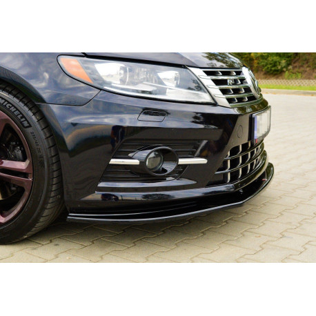 Body kit and visual accessories MAXTON DESIGN front splitter for VOLKSWAGEN CC R-LINE | races-shop.com