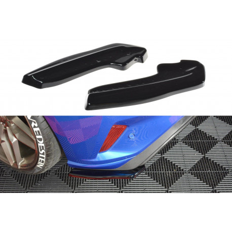 Body kit and visual accessories MAXTON DESIGN rear side splitters for Ford Focus ST-Line, V1 | races-shop.com