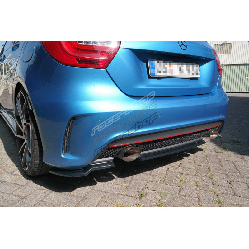 CENTRAL REAR SPLITTER (WITHOUT VERTICAL BARS) MERCEDES-BENZ W176 AMG ...