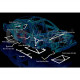 Strutbars Ford Focus MK2 1.6/1.8 UltraRacing Front Upper Strutbar | races-shop.com
