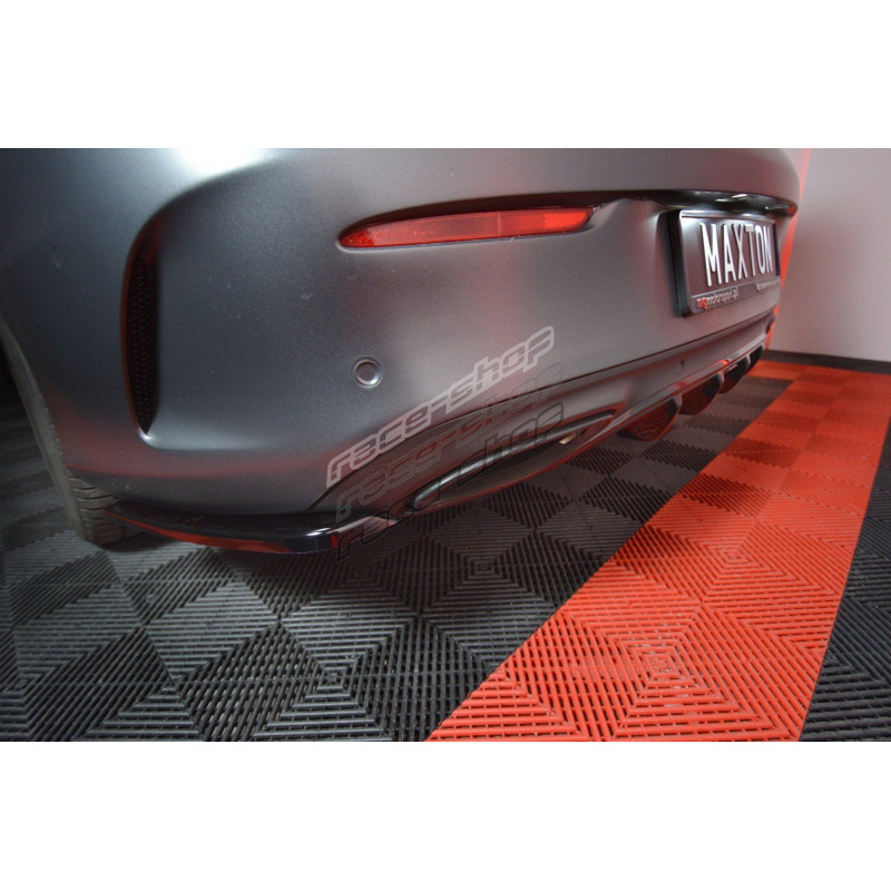 Rear diffuser MERCEDES- BENZ C-CLASS W205 COUPE AMG-LINE | races-shop.com