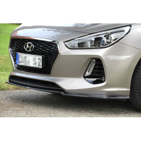 Body kit and visual accessories MAXTON DESIGN front splitter for HYUNDAI I30 MK3 HATCHBACK, V1 | races-shop.com