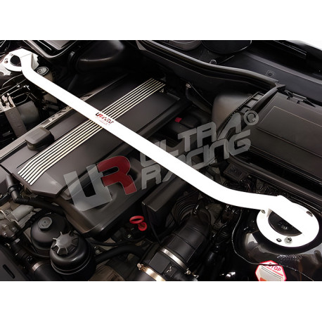 Strutbars ULTRA RACING 2-point front upper strut brace for BMW 5-Series E39 | races-shop.com