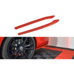 MAXTON DESIGN rear side splitters for VW GOLF 7 R VARIANT FACELIFT, V2