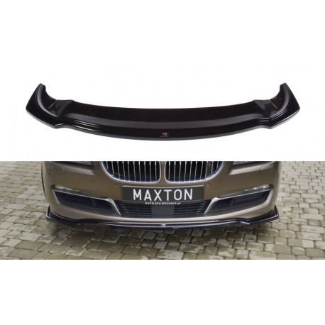 Body kit and visual accessories MAXTON DESIGN front splitter for BMW 6 GRAN COUPĂ‰ | races-shop.com