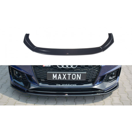Body kit and visual accessories Front Splitter V.2 Audi RS4 B9 | races-shop.com