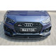 Body kit and visual accessories Front Splitter V.2 Audi RS4 B9 | races-shop.com