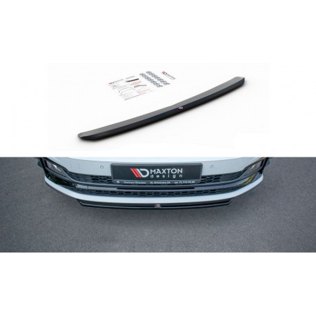 Body kit and visual accessories Front Splitter V.4 VW Polo GTI Mk6 | races-shop.com