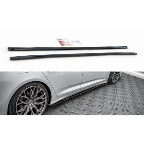 Body kit and visual accessories MAXTON DESIGN side skirts diffusers for Audi A6 S-Line / S6 C8 | races-shop.com