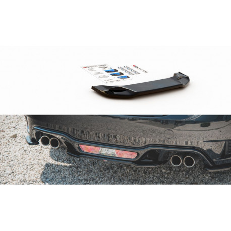 Body kit and visual accessories MAXTON DESIGN central rear splitter for Fiat 124 Spider Abarth | races-shop.com