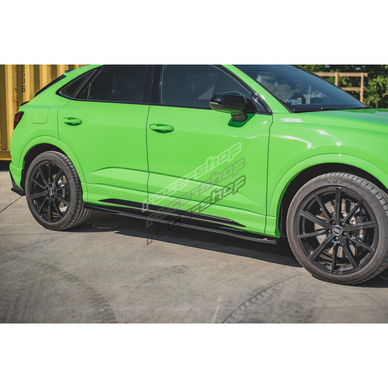 Maxton Design Gloss Black Spoiler Cap V2 Audi RS3 8V/ 8V Facelift