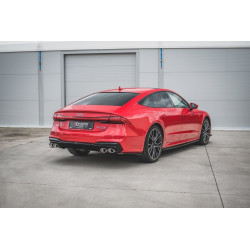 MAXTON DESIGN rear diffuser + Exhaust Ends Imitation for Audi A7 C8 S-Line