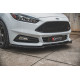 Body kit and visual accessories Front Splitter V.5 Ford Focus ST Mk3 Facelift | races-shop.com