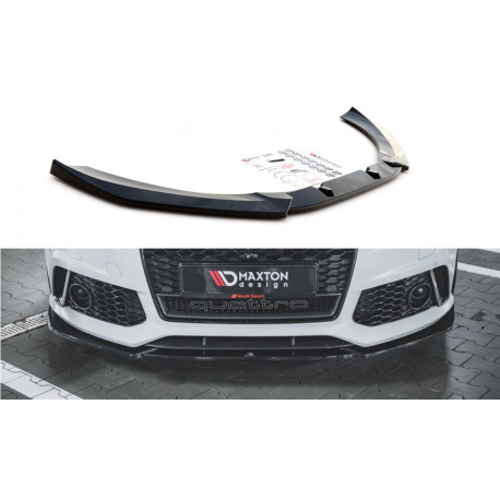 Body kit and visual accessories Front Splitter V.4 Audi RS6 C7 | races-shop.com