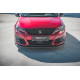 Body kit and visual accessories Front Splitter V.1 Peugeot 308 GT Mk2 Facelift | races-shop.com
