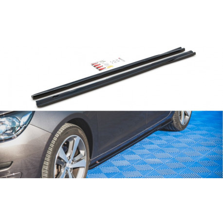 Body kit and visual accessories MAXTON DESIGN side skirts diffusers for Peugeot 308 SW Mk2 Facelift | races-shop.com