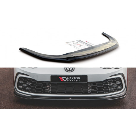 Body kit and visual accessories MAXTON DESIGN front splitter for Volkswagen Golf 8 GTI, V4 | races-shop.com