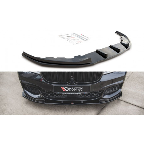 Body kit and visual accessories MAXTON DESIGN front splitter for BMW 7 M-Pack G11, V2 | races-shop.com