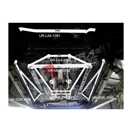 Strutbars Ford Fiesta MK6/7 1.6 /Mazda 2 07+ Ultra-R Side Lower Bars | races-shop.com