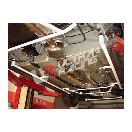 Strutbars Honda Accord 03-08 4D Ultra-R 2x 4-Point Side Floor Bars | races-shop.com