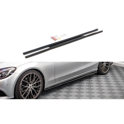 MAXTON DESIGN side skirts diffusers for Mercedes-Benz C W205