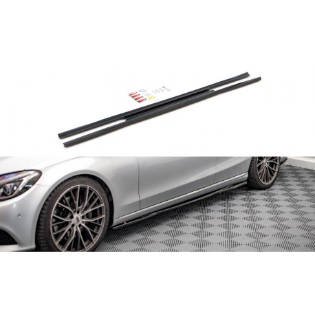 Body kit and visual accessories MAXTON DESIGN side skirts diffusers for Mercedes-Benz C W205 | races-shop.com
