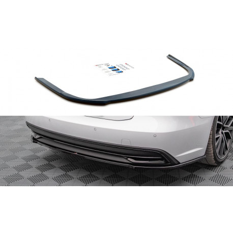 Body kit and visual accessories MAXTON DESIGN central rear splitter for Audi A7 C8 | races-shop.com