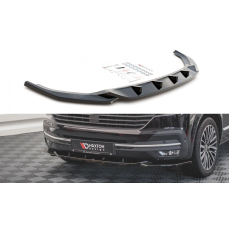 Body kit and visual accessories Front Splitter V.2 Volkswagen T6 Facelift | races-shop.com