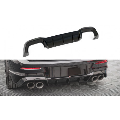 Body kit and visual accessories MAXTON DESIGN rear diffuser for Volkswagen Golf R Mk8, V1 | races-shop.com
