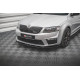 Body kit and visual accessories Front Splitter V.4 Skoda Octavia RS Mk3 | races-shop.com