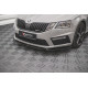 Body kit and visual accessories Front Splitter V.3 Skoda Octavia RS Mk3 Facelift | races-shop.com