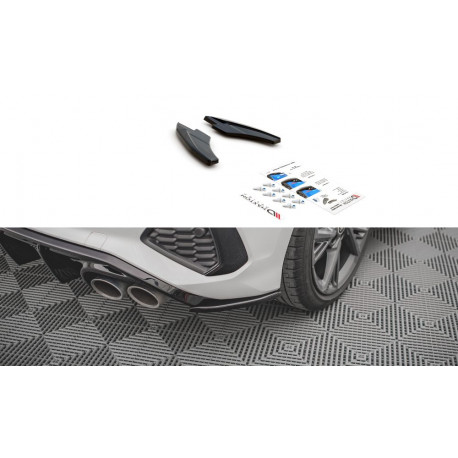 Body kit and visual accessories Rear Side Splitters V.2 Audi S3 Sportback 8Y | races-shop.com
