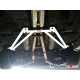 Strutbars Nissan 350Z 02-08 UltraRacing 4-Point Rear Member Brace | races-shop.com