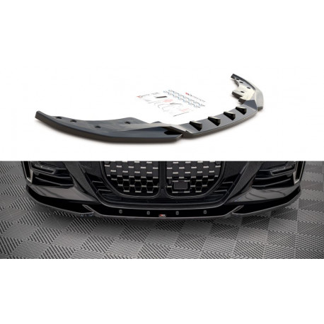 Body kit and visual accessories MAXTON DESIGN front splitter for BMW 4 M-Pack G22, V4 | races-shop.com
