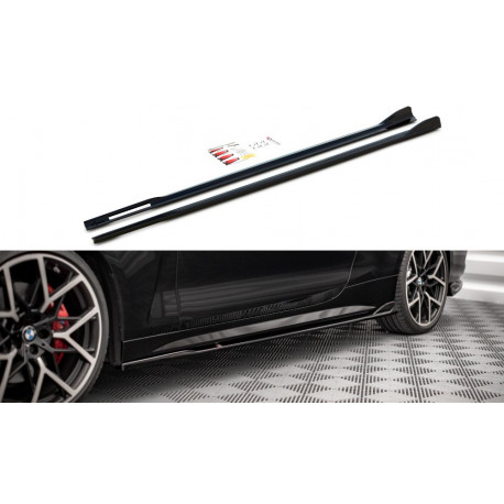 Body kit and visual accessories MAXTON DESIGN side skirts diffusers for BMW 4 M-Pack G22, V2 | races-shop.com