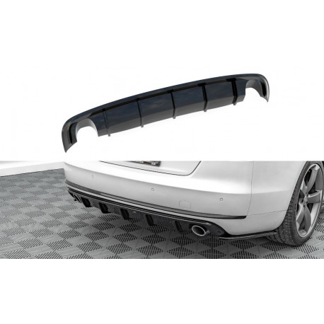 Body kit and visual accessories MAXTON DESIGN rear diffuser for Audi A8 D4 | races-shop.com