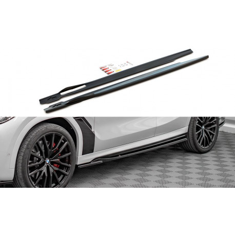 Body kit and visual accessories MAXTON DESIGN side skirts diffusers for BMW X6 M-Pack G06 | races-shop.com