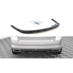 MAXTON DESIGN central rear splitter for Skoda Fabia Combi Mk3 (with vertical bars)