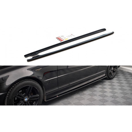 Body kit and visual accessories MAXTON DESIGN side skirts diffusers for BMW 3 Coupe M-Pack E46, V2 | races-shop.com
