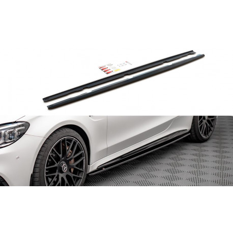 Body kit and visual accessories Side Skirts Diffusers V.1 Mercedes-AMG C 63AMG Coupe C205 Facelift | races-shop.com