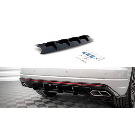 Body kit and visual accessories MAXTON DESIGN rear diffuser for Volkswagen Touareg R-line Mk3 | races-shop.com