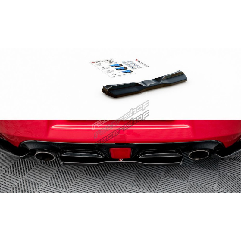 Central Rear Splitter V.2 for Nissan 370Z | 97,10 € | races-shop.com