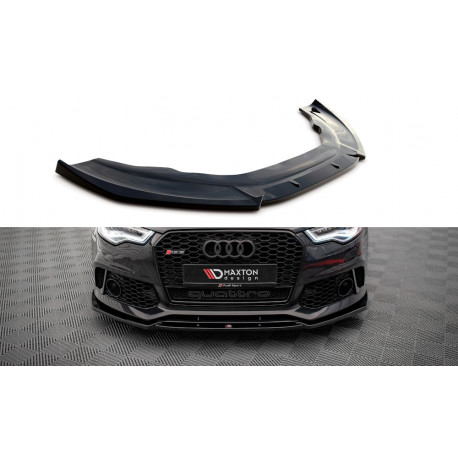 Body kit and visual accessories MAXTON DESIGN front splitter for Audi A6 RS6 Look C7 | races-shop.com