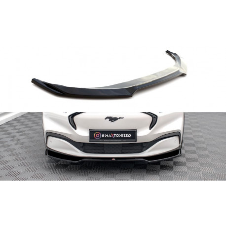 Body kit and visual accessories Front Splitter V.2 Ford Mustang Mach-E Mk1 | races-shop.com