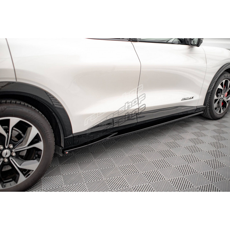 Gloss Black Side Skirts IKON MOTORSPORTS For 2021-2024 Ford
