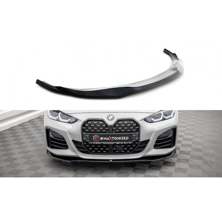 Body kit and visual accessories MAXTON DESIGN front splitter for BMW 4 Gran Coupe M-Pack G26, V1 | races-shop.com